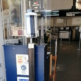 SAIMA - Aeroporto dello Stretto Reggio Calabria Installazione Termoscanner